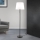 Lampa podłogowa LUDWIG 1xE27/40W/230V biała/czarna