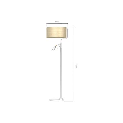 Lampa podłogowa MARSHALL 1xE27/40W/230V + 1xGU10/MR11/7W