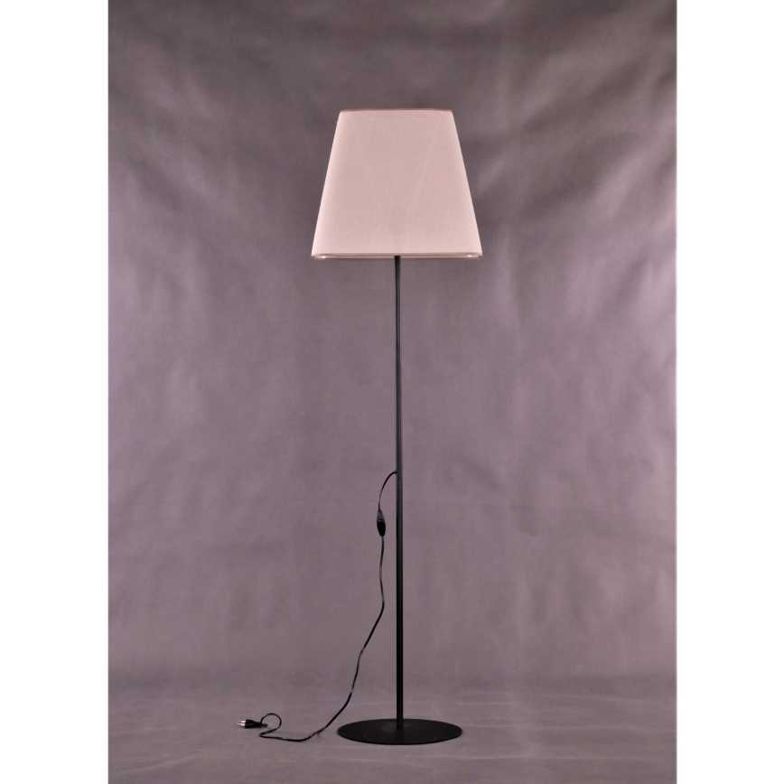 Lampa podłogowa MARTINA 1xE27/15W/230V czarna/biała