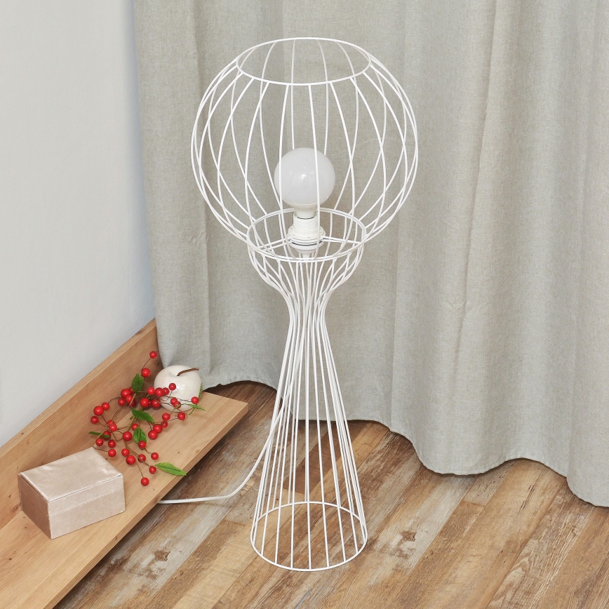 Lampa podłogowa MERCURE 1xE27/15W/230V biała