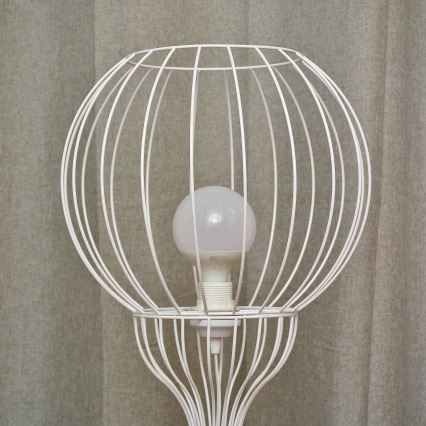 Lampa podłogowa MERCURE 1xE27/15W/230V biała