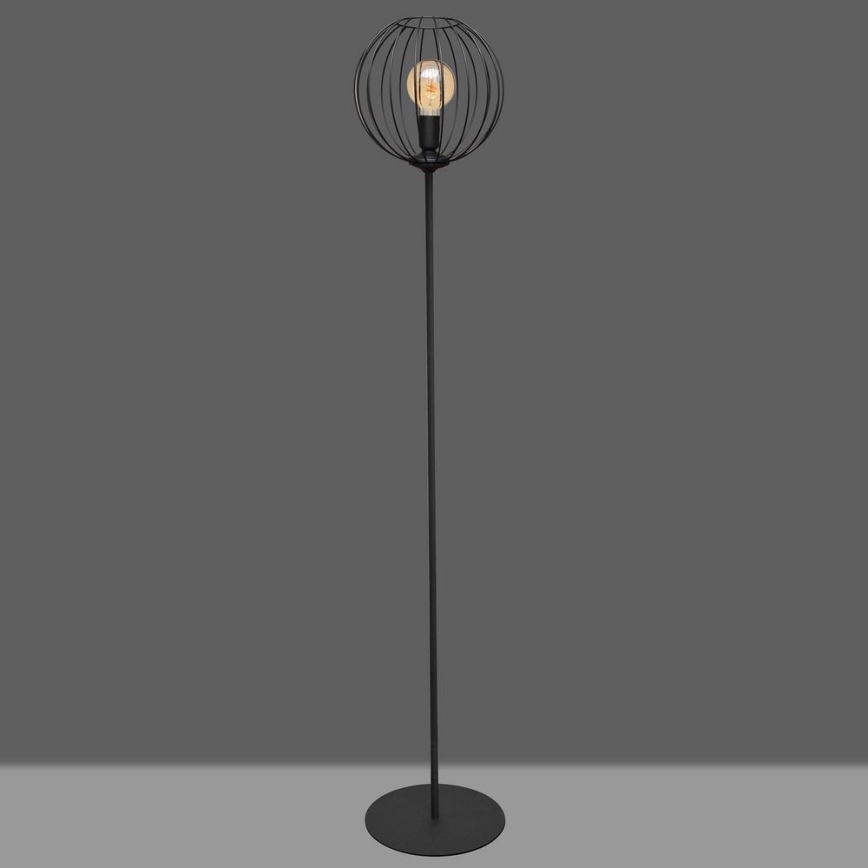 Lampa podłogowa MERCURE 1xE27/15W/230V czarny