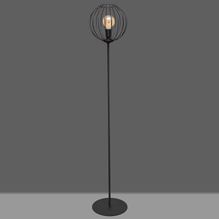Lampa podłogowa MERCURE 1xE27/15W/230V czarny