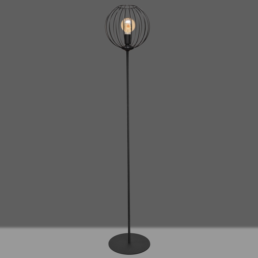 Lampa podłogowa MERCURE 1xE27/15W/230V czarny