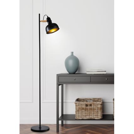 Lampa podłogowa RENO 1xE27/40W/230V czarna