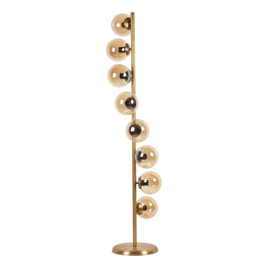 Lampa podłogowa SIMAY 8xE27/40W/230V złota