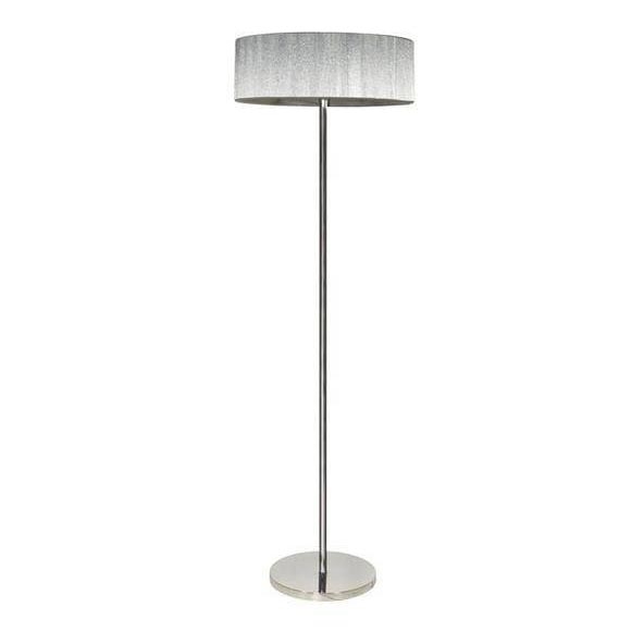 Lampa podłogowa SOLO 3xE14/40W/230V szara/błyszczący chrom