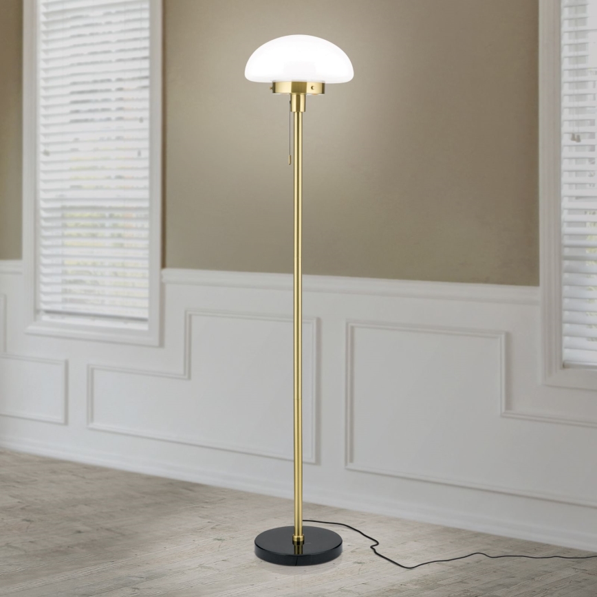 Lampa podłogowa SPARTA 1xE27/40W/230V złoty/czarny
