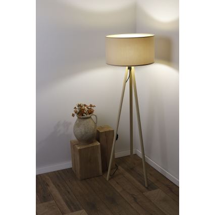 Lampa podłogowa STANDART 1xE27/60W/230V beżowy
