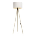 Lampa podłogowa STANDART 1xE27/60W/230V biały/beżowy