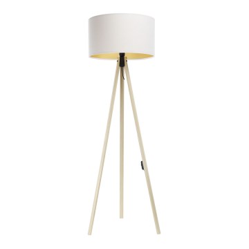 Lampa podłogowa STANDART 1xE27/60W/230V biały/beżowy