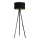 Lampa podłogowa STANDART 1xE27/60W/230V czarny/brązowy