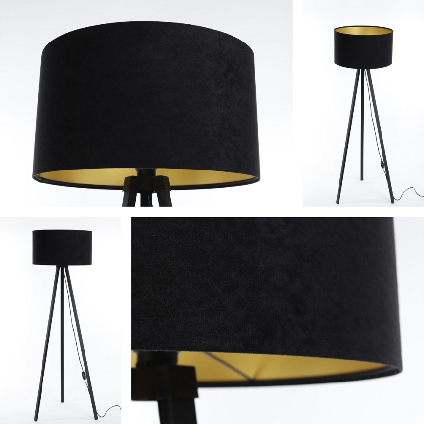 Lampa podłogowa STANDART 1xE27/60W/230V czarny