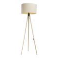 Lampa podłogowa STANDART 1xE27/60W/230V kremowy/beżowy