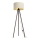 Lampa podłogowa STANDART 1xE27/60W/230V kremowy/brązowy