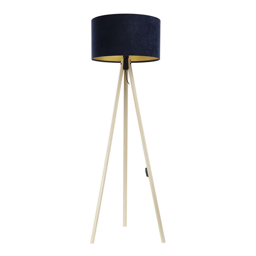 Lampa podłogowa STANDART 1xE27/60W/230V niebieski/beżowy