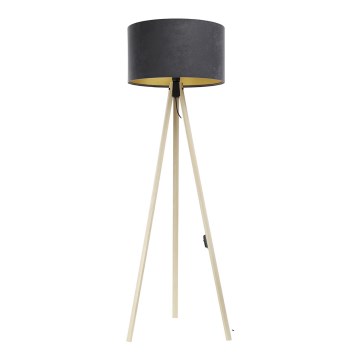Lampa podłogowa STANDART 1xE27/60W/230V szare/beżowy
