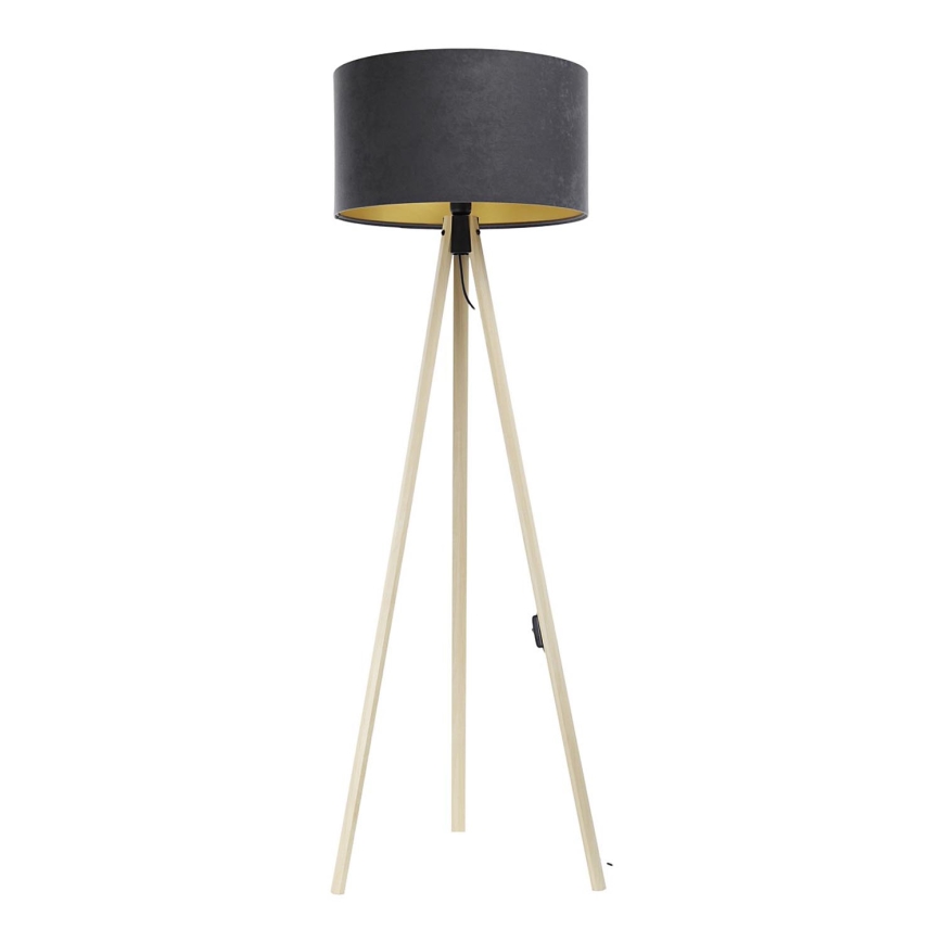 Lampa podłogowa STANDART 1xE27/60W/230V szare/beżowy