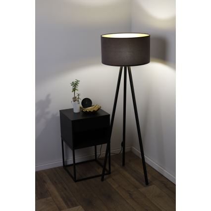 Lampa podłogowa STANDART 1xE27/60W/230V szare/brązowy