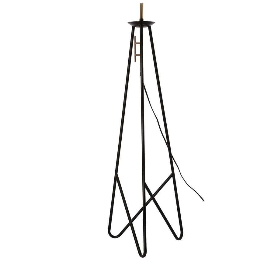 Lampa podłogowa TAFLO 1xE27/60W/230V biały/czarny/złoty