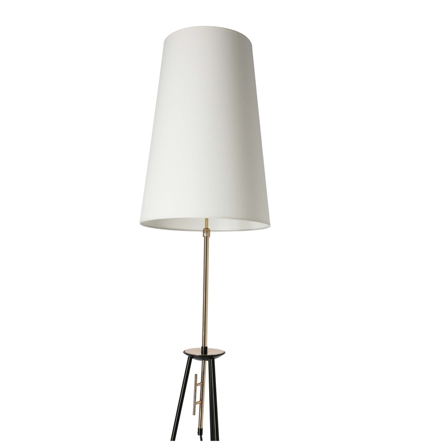 Lampa podłogowa TAFLO 1xE27/60W/230V biały/czarny/złoty