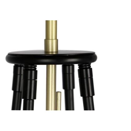 Lampa podłogowa TEGOLA 1xE27/60W/230V czarny/złoty