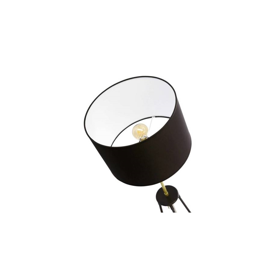 Lampa podłogowa TEGOLA 1xE27/60W/230V czarny/złoty