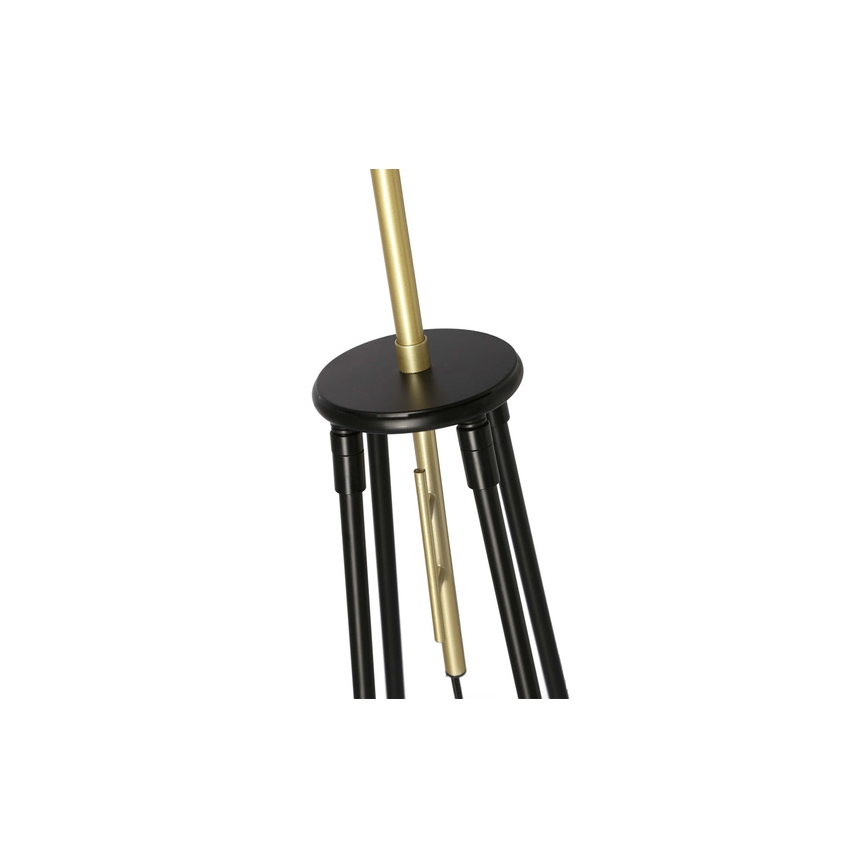 Lampa podłogowa TEGOLA 1xE27/60W/230V czarny/złoty