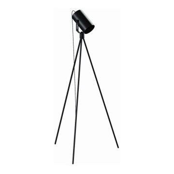 Lampa podłogowa TUBA 1xE27/24W/230V czarny