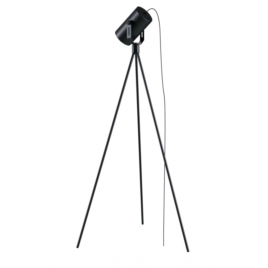 Lampa podłogowa TUBA 1xE27/24W/230V czarny