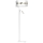 Lampa podłogowa ULTIMO 1xE27/40W/230V + 1xGU10/MR11/7W biały
