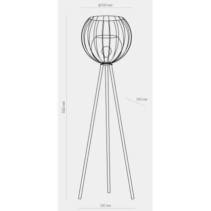 Lampa podłogowa UNIVERSO 1xE27/60W/230V