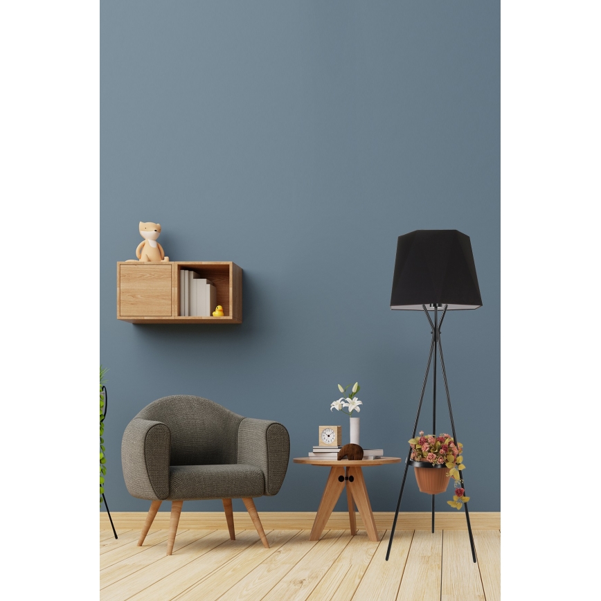 Lampa podłogowa VENEDIK 1xE27/60W/230V czarny