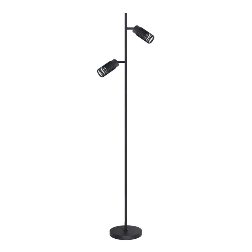 Lampa podłogowa VERTICAL 2xGU10/8W/230V czarna