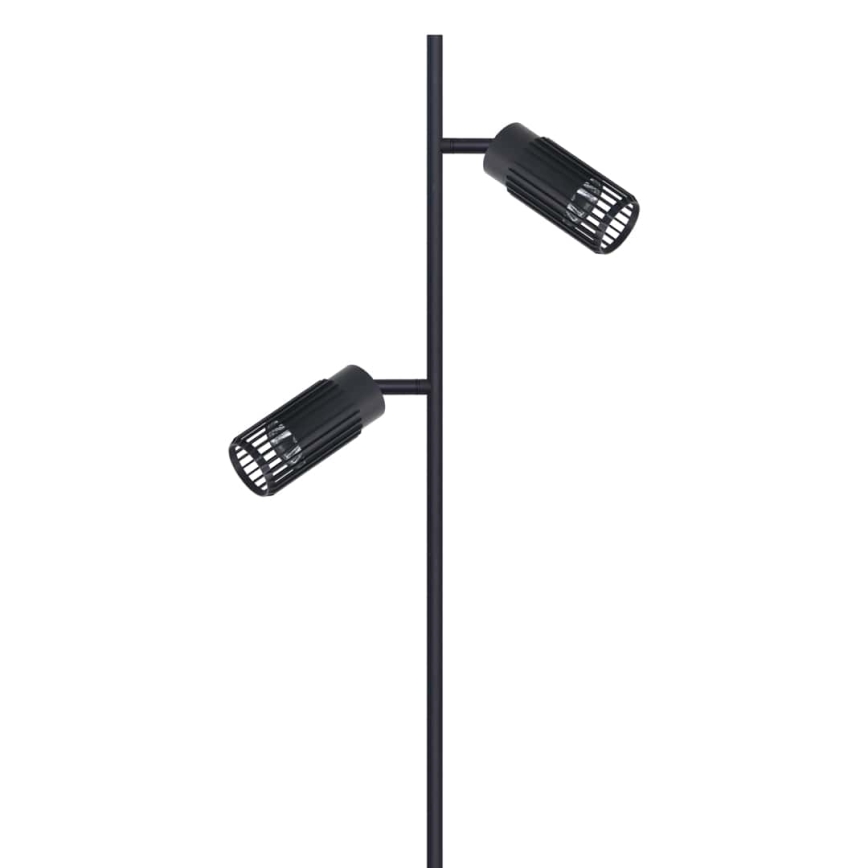 Lampa podłogowa VERTICAL 2xGU10/8W/230V czarna