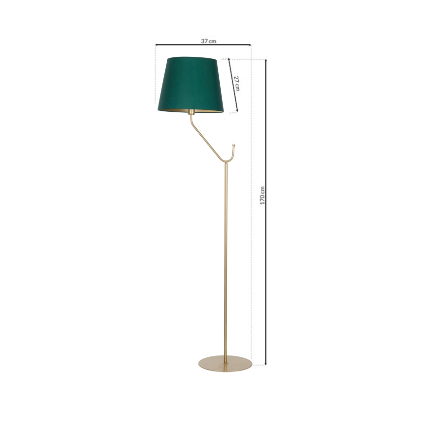 Lampa podłogowa VICTORIA 1xE27/60W/230V zielony