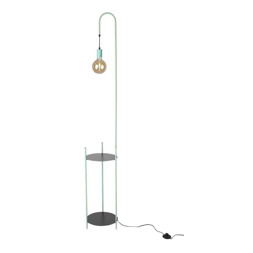Lampa podłogowa WALK 1xE27/40W/230V turkusowa