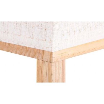 Lampa podłogowa z półeczkami 1xE27/60W/230V biały/brązowy
