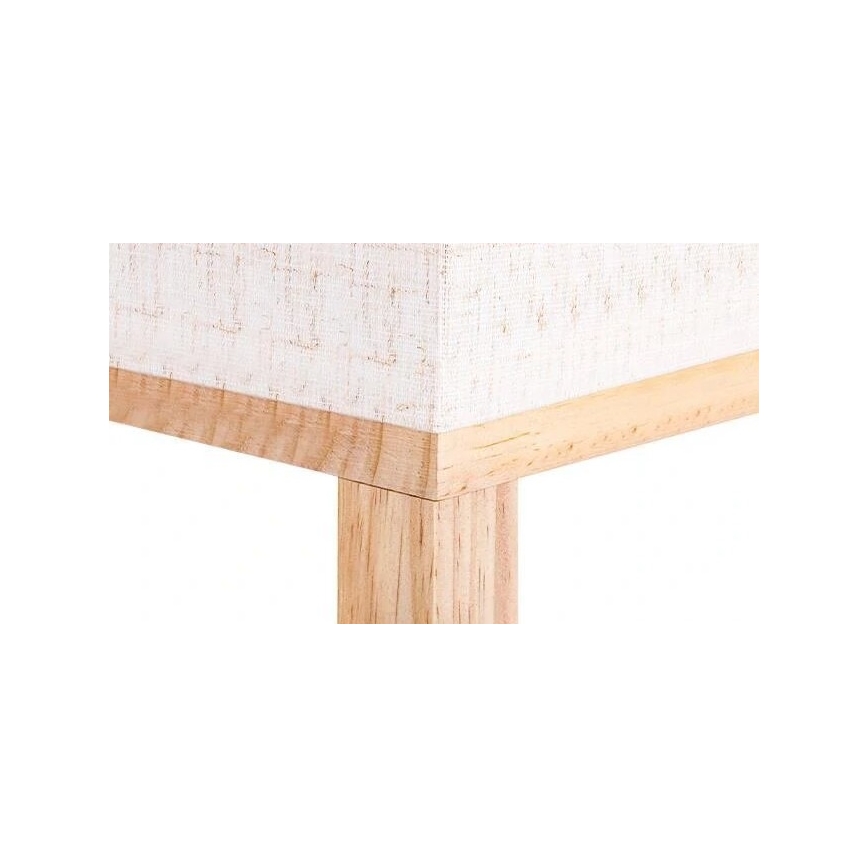 Lampa podłogowa z półeczkami 1xE27/60W/230V biały/brązowy