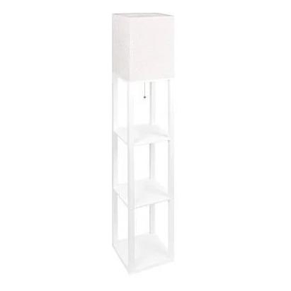 Lampa podłogowa z półeczkami 1xE27/60W/230V biały