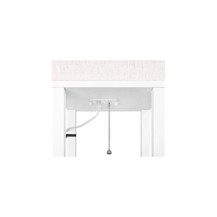 Lampa podłogowa z półeczkami 1xE27/60W/230V biały