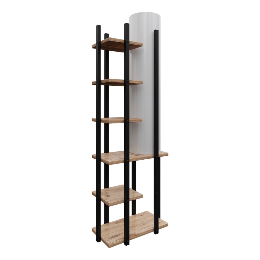 Lampa podłogowa z półeczkami MODA DOR 1xE27/40W/230V czarny/brązowy