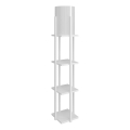 Lampa podłogowa z półeczkami NORA 1xE27/40W/230V biały