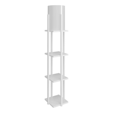 Lampa podłogowa z półeczkami NORA 1xE27/40W/230V biały
