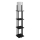 Lampa podłogowa z półeczkami NORA 1xE27/40W/230V czarny