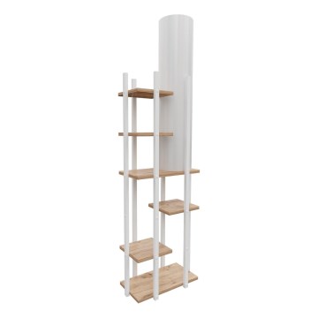 Lampa podłogowa z półeczkami VOGUE 1xE27/40W/230V 160 cm biały