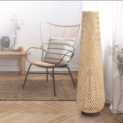 Lampa podłogowa ZANZIBAR 1xE27/20W/230V beżowy