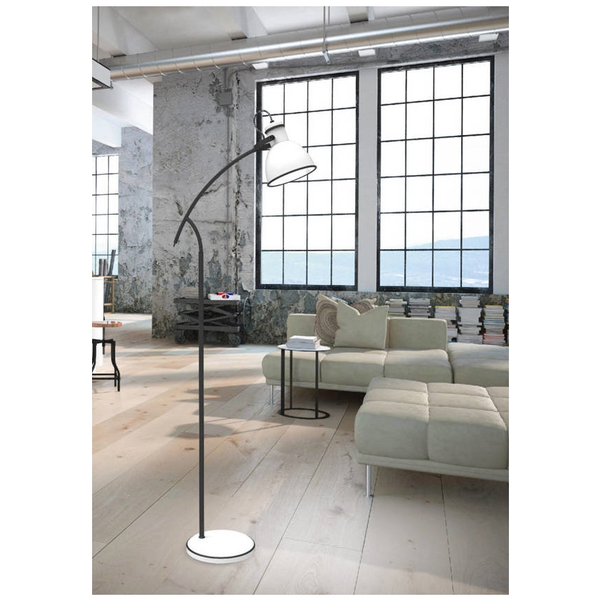 Lampa podłogowa ZUMBA 1xE27/40W/230V biały/czarny
