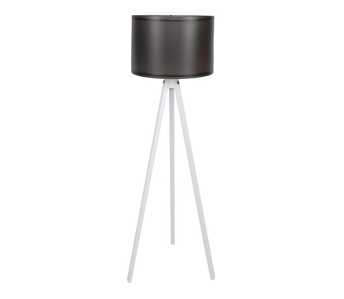 Lampa podłogowa AYD 1xE27/60W/230V czarny/biały