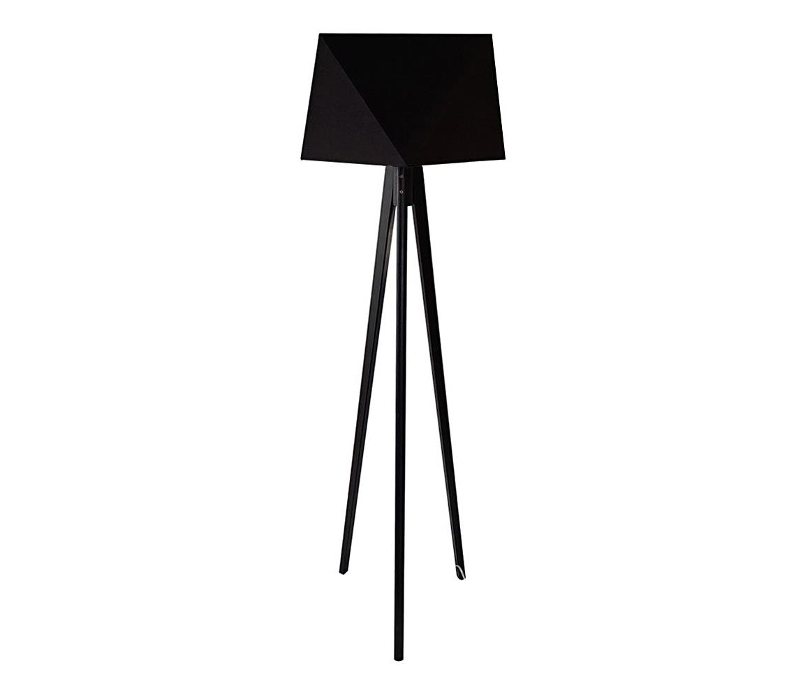 Lampa podłogowa BAKARO 1xE27/60W/230V wenge czarny